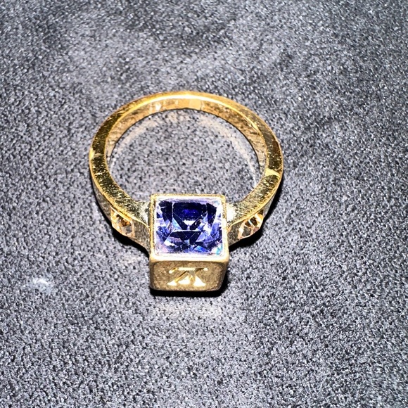 Louis Vuitton BO Pend. Gamble Azur Pendant, bracelet and ring. 5 piece set. - Picture 14 of 17